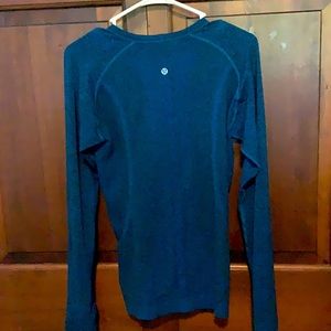 Dark Turquoise Lululemon Swiftly Tech Long Sleeve